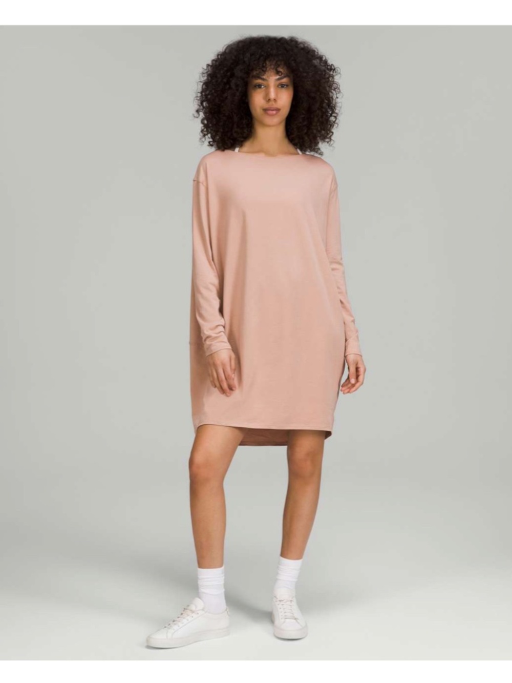 Lululemon Back in Action Long Sleeve Dress | Pink Clay | Size 4